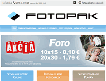 Tablet Screenshot of fotopak.sk